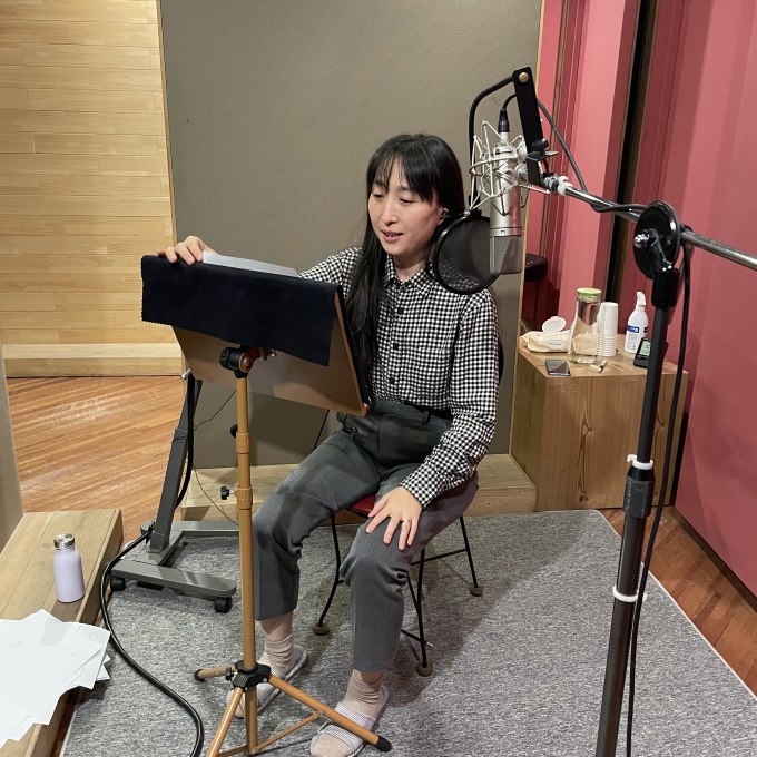 마보 녹음하시는 이현정 선생님