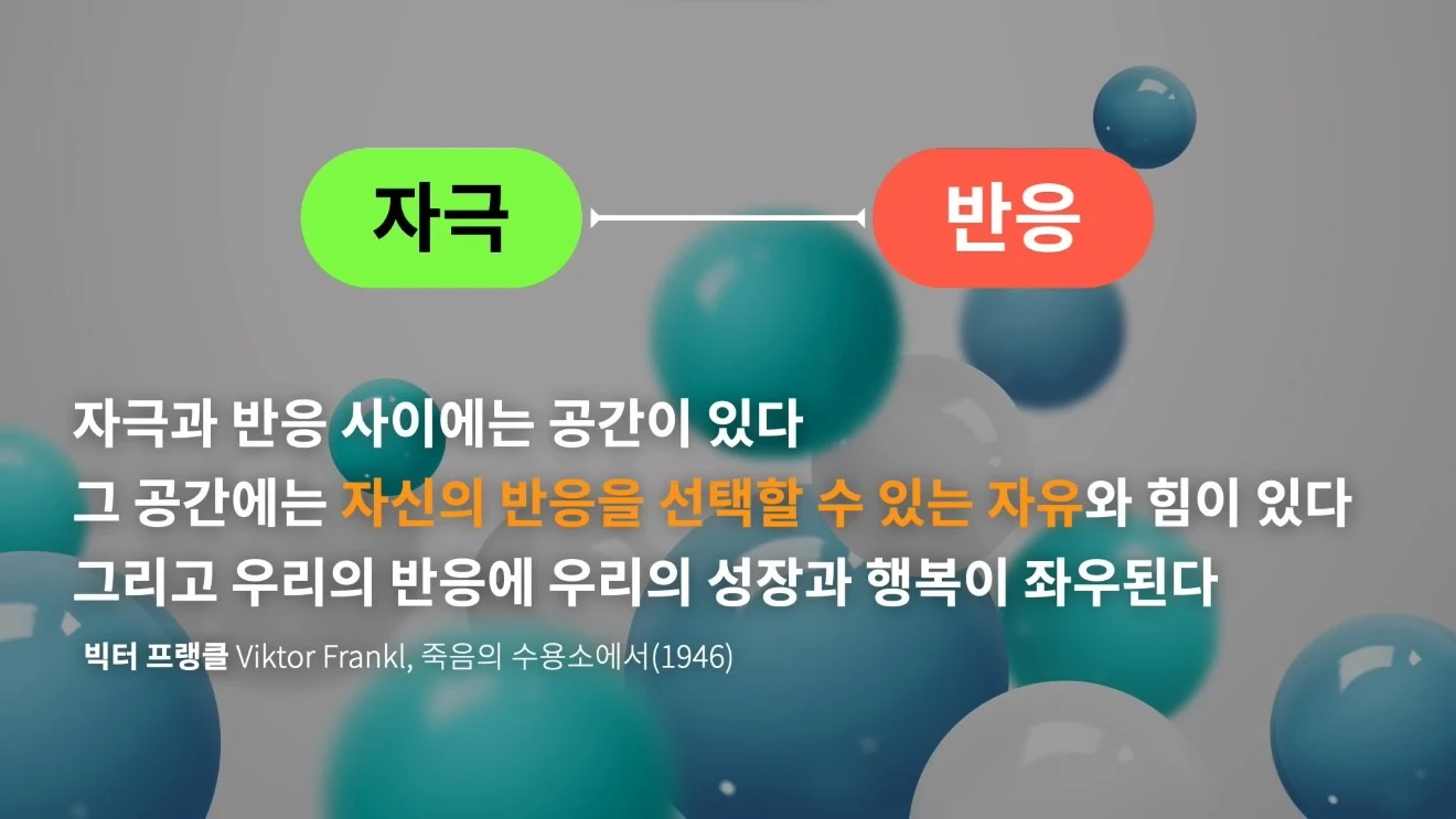 자극과 반응 사이의 공간