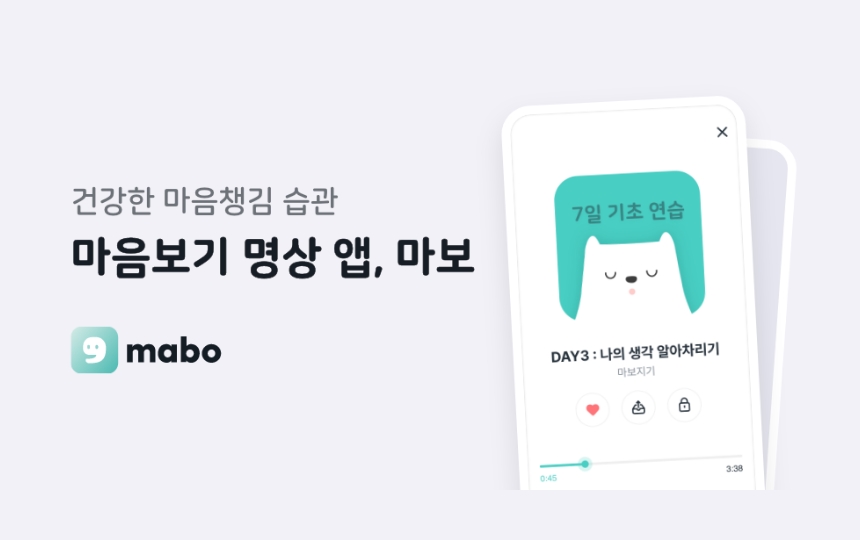 건강한 마음챙김 습관 마보