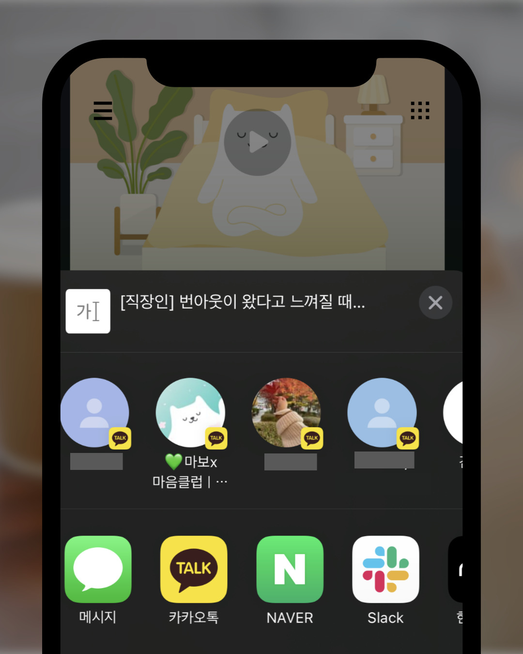 공유 기능 설명