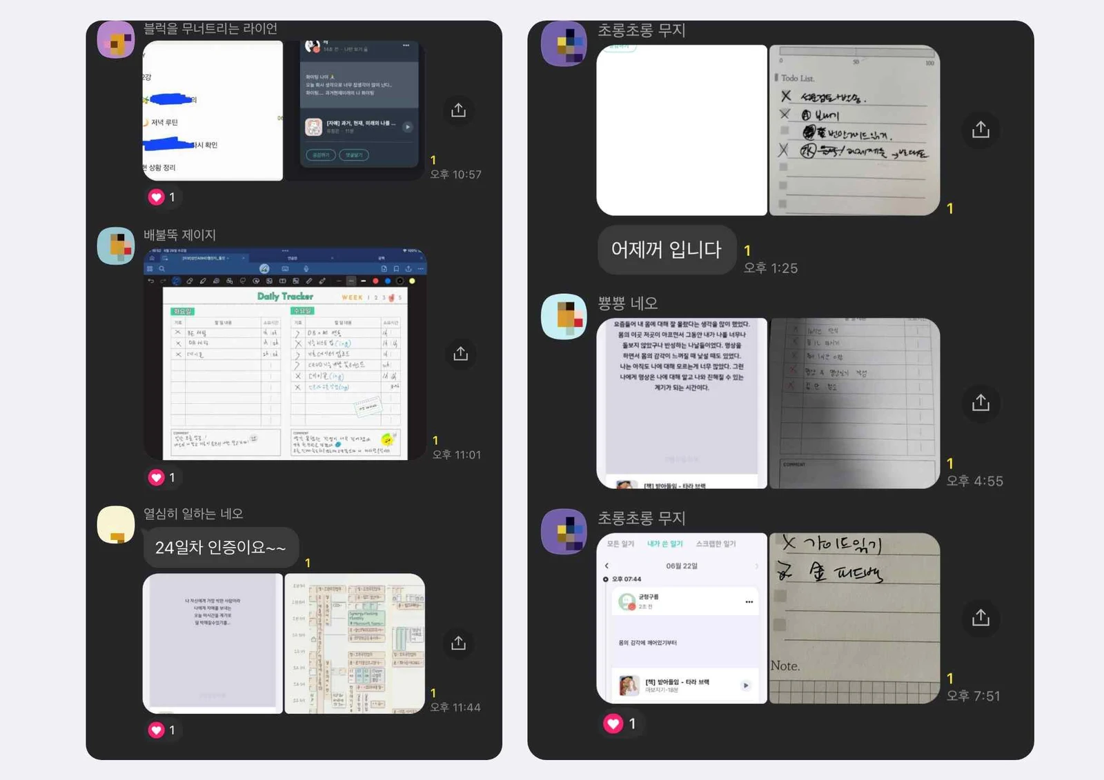 챌린지 미션 활동 내용