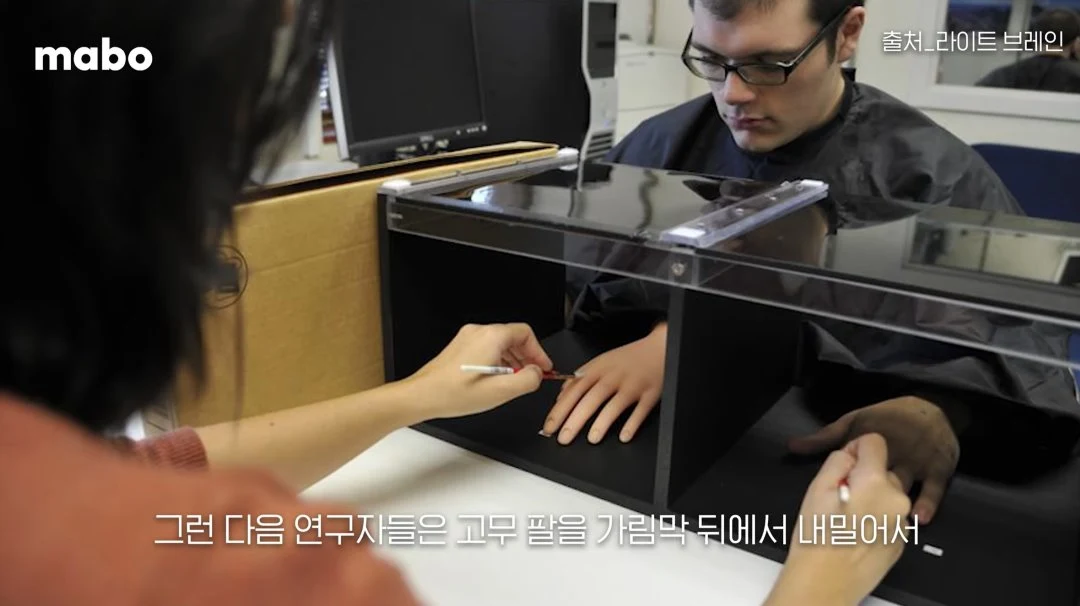 고무손 환각 실험.jpg