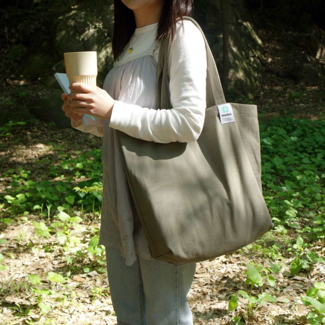 마보 데일리 에코백 올리브